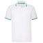 Polokošile pánská Fruit of the Loom Premium Tipped Polo - bílá, S