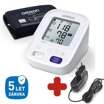Tonometr OMRON M3 AC se síťovým zdrojem (SET)