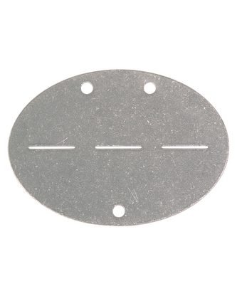 Identifikační známka německé armády - stříbrná