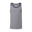 Nátělník Bella Jersey Tank - šedý-černý, L