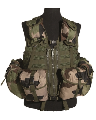 Taktická vesta Mil-Tec Modular s 8 kapsami - CCE