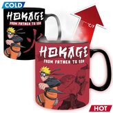 Keramický proměňovací hrnek Naruto Shippuden: Z otce na syna (objem 460 ml)