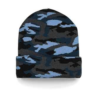 Čepice Beechfield Cuffed Beanie - skyblue