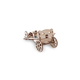 3D dřevěné puzzle EWA Dělo Scorpion - hnědé