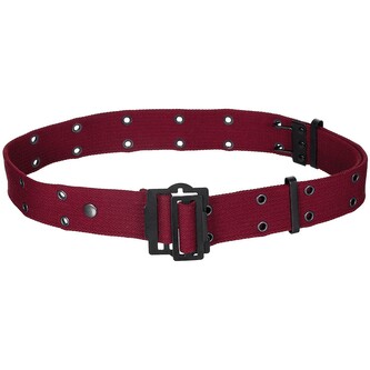 Opasek MFH francouzské armády 4,5 cm - tmavě červený, 120