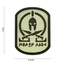 Gumová nášivka 101 Inc Molon Labe Spartan SWAT - coyote