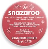 SNAZAROO Barva na obličej Červená (Red) 75ml