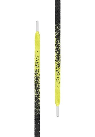 Tkaničky do bot Tubelaces Flat Splatter 130 cm - žluté-černé, 130