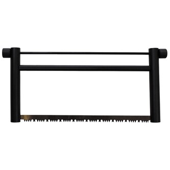 Skládací rámová pila na dřevo MFH - černá