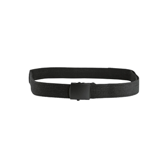 Opasek Mil-Tec Belt Cott 3 cm - černý, 130