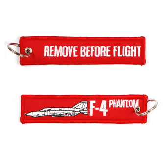 Přívěsek na klíče Fostex Remove before flight F-4 Phantom - červený Přívěsek na klíče Fostex Remove before flight F-4 Phantom - červený