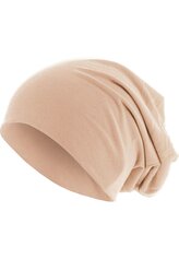 Čepice zimní MSTRDS Pastel Jersey Beanie - béžová