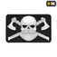 Nášivka M-Tac Bearded Skull 3D - bílá