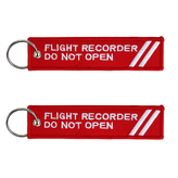 Přívěsek na klíče Fostex Flight Recorder Do Not Open - červený