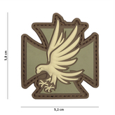 Gumová nášivka 101 Inc Iron Eagle - coyote