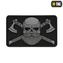 Nášivka M-Tac Bearded Skull 3D - šedá