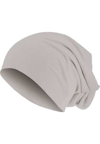 Čepice zimní MSTRDS Pastel Jersey Beanie - šedá