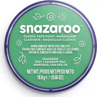 SNAZAROO Barva na obličej Zelená (Bright Green) 18ml