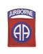 Nášivka US Airborne 82nd Division AB - barevná