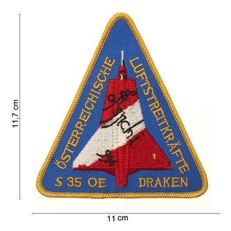 Nášivka textilní 101 Inc S 35 EO Draken - barevná