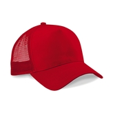 Kšiltovka Beechfield Snapback Trucker - červená