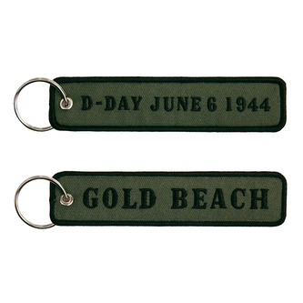 Přívěsek na klíče Fostex D-Day Gold Beach - olivový