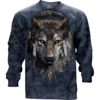 Mikina The Mountain Long DJ Fen - modrá, XXL