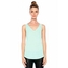 Tílko Bella Flowy V-neck Tank - světle zelené, XL