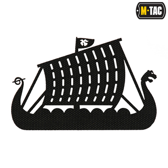 Nášivka M-Tac Drakkar Laser Cut - černá