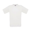 Tričko B&C Exact 150 - bílé, 3XL