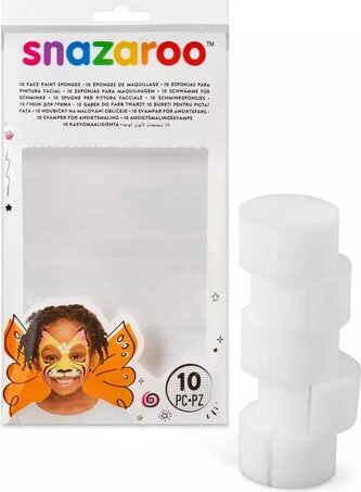 SNAZAROO Houbičky na obličejové barvy půlené 10 ks