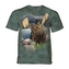 Tričko unisex The Mountain Monarch of The Forest Moose - zelené, L