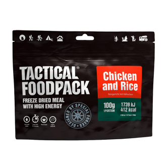 Dehydrované jídlo Tactical Foodpack Kuřecí maso s rýží Dehydrované jídlo Tactical Foodpack Kuřecí maso s rýží