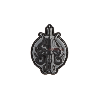 Gumová nášivka Jackets to Go Release the Kraken - šedá