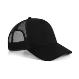 Kšiltovka Beechfield Microknit Snapback Trucker - černá