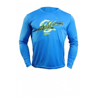 Tričko s dlouhým rukávem Haven Navaho - modré-zelené, XXL