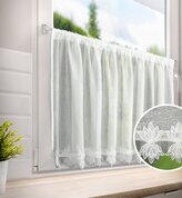 Dekorační krátká vitrážová záclona do kuchyně DARIUS 60x150 cm MyBestHome