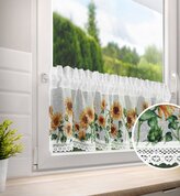 Dekorační krátká vitrážová záclona do kuchyně PAULI 30x150 cm MyBestHome