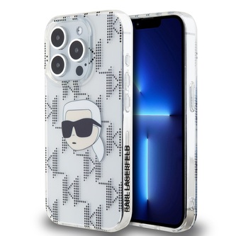Karl Lagerfeld IML Electroplated Karl Head Zadní Kryt pro iPhone 15 Pro Max Transparent Karl Lagerfeld IML Electroplated Karl Head Zadní Kryt pro iPhone 15 Pro Max Transparent