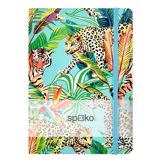 Spoko zápisník, Jungle I (gepard), A5, 75 g, 96 stránek, linkovaný