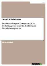 Familienstiftungen. Ertragsteuerliche Gestaltungspotentiale im Hinblick auf Immobilieneigentum