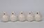 Kameninový ptáček, balení 5 ks,  8x9,7x6 cm růžový