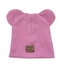 Dvouvrstvá žebrovaná čepička s oušky Magic - růžová, vel. 80/86; 80/86 (12-18m)