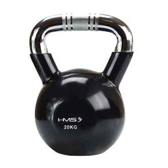 Kettlebell s chromovaným úchopem HMS KTC 20 kg černý Velikost: 20kg