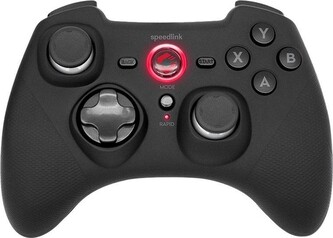 Speedlink RAIT Gamepad - Wireless - for PC/PS3/Switch, rubber-black (SL-650110-BK)