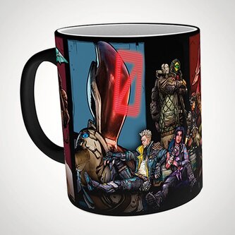 Hrnek Borderlands 3 - Characters, měnící se 300ml