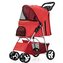 Buggy 3v1 Kočárek skládací pro psy 45 x 100 x 80 cm  Černá