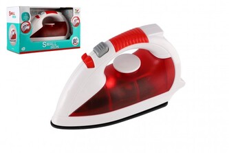 Žehlička plast 17cm na baterie se zvukem se světlem v krabici 21x13x9cm Žehlička plast 17cm na baterie se zvukem se světlem v krabici 21x13x9cm