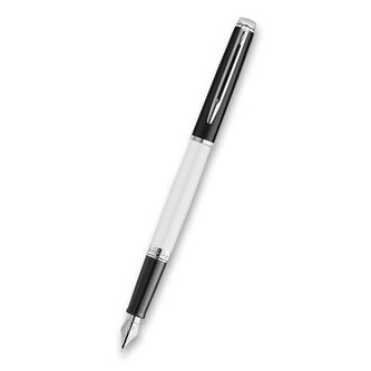 Waterman Hémisphère Colour Blocking Black & White CT plnicí pero hrot M