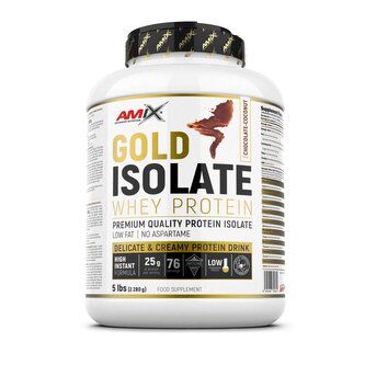Amix Gold Whey Protein Isolate 2280 g chocolate coconut (čokoláda-kokos)